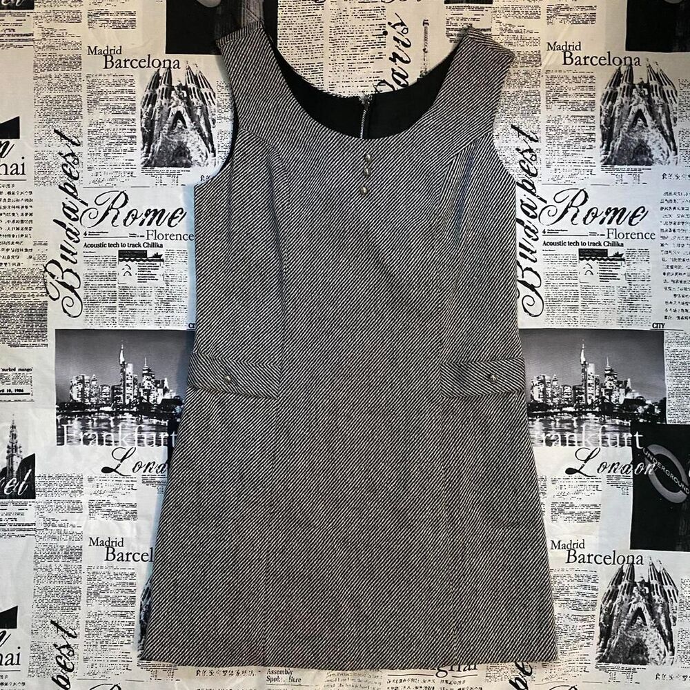 Unbranded Women's Black and White Dress